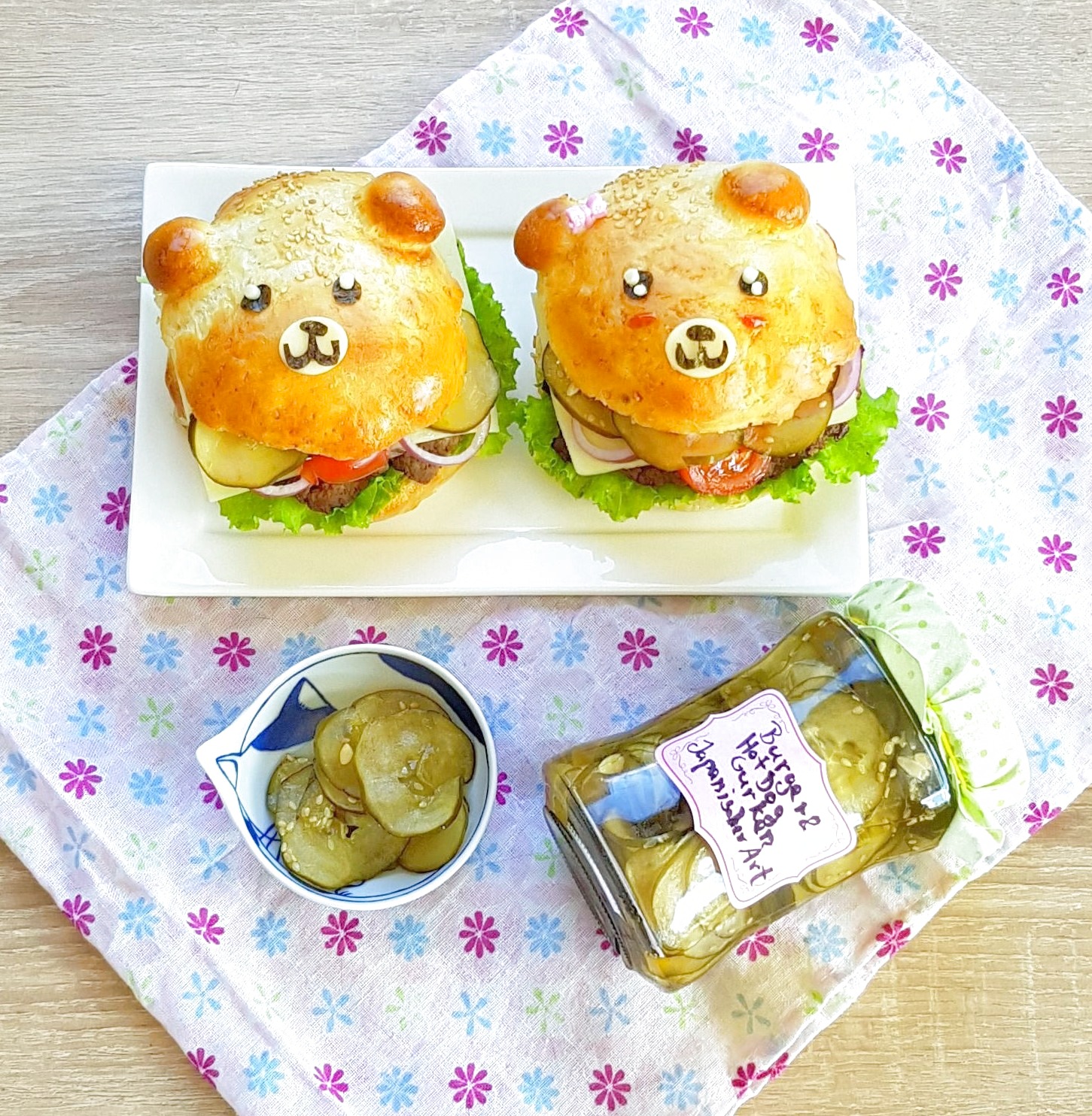 Eingelegter Gurkensalat für Burger, Hot Dog und Co. nach japanischer Art!