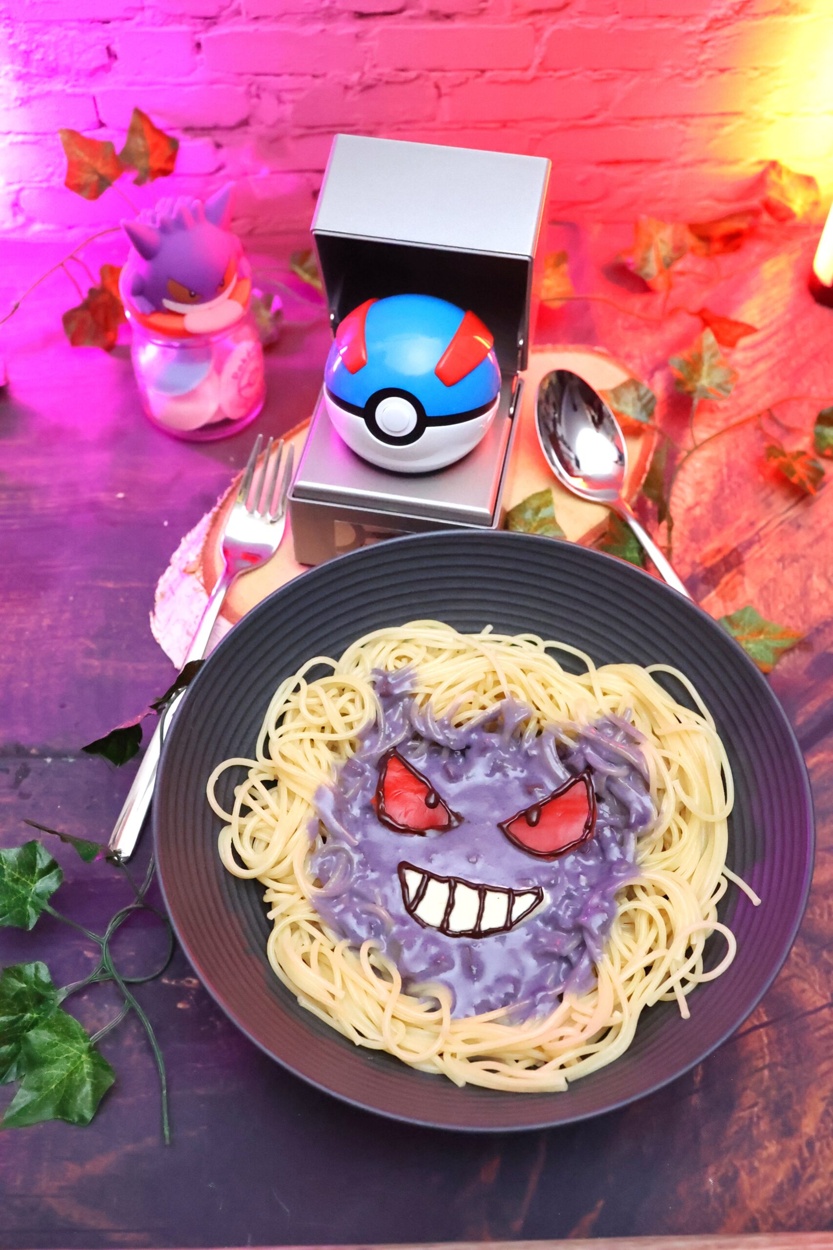 Halloween Rezept: Gengar Pasta
