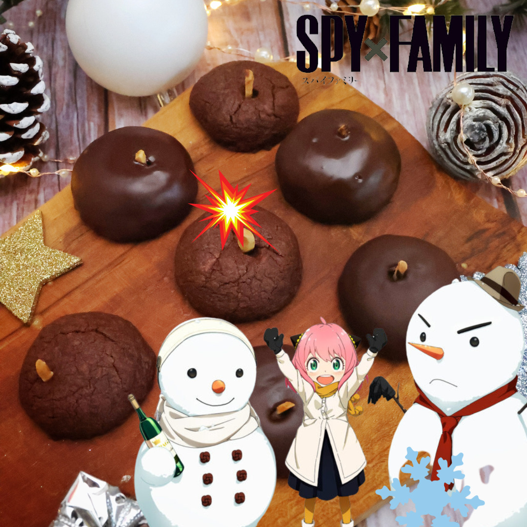 Anime-Rezept: Schokobomben-Plätzchen im Spy x Family Style